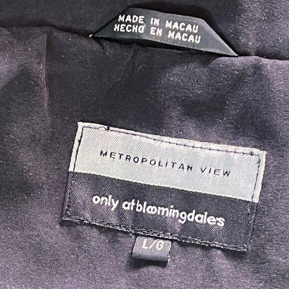 Metropolitan View Mens black Raincoat Jacket Raglan Sleeves XL - Picture 8 of 13